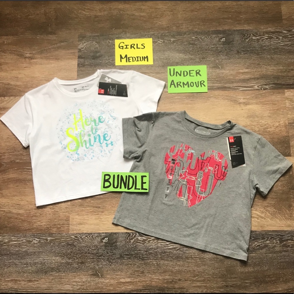 🛍NWT Under Armour Cropped Style TShirts